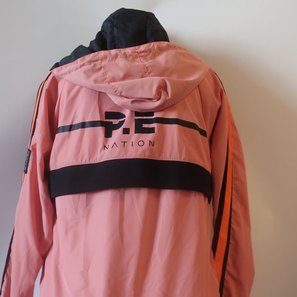 Womens Rei Nation Pink Black Hooded Full Zip Jacket XS * - Picture 7 of 9